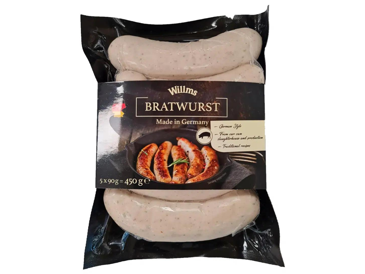 German-made Bratwurst